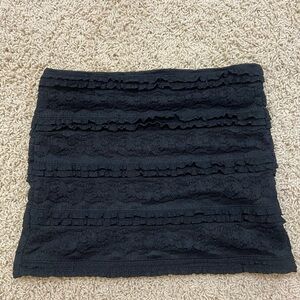 Elegant Black Lace Tubetop